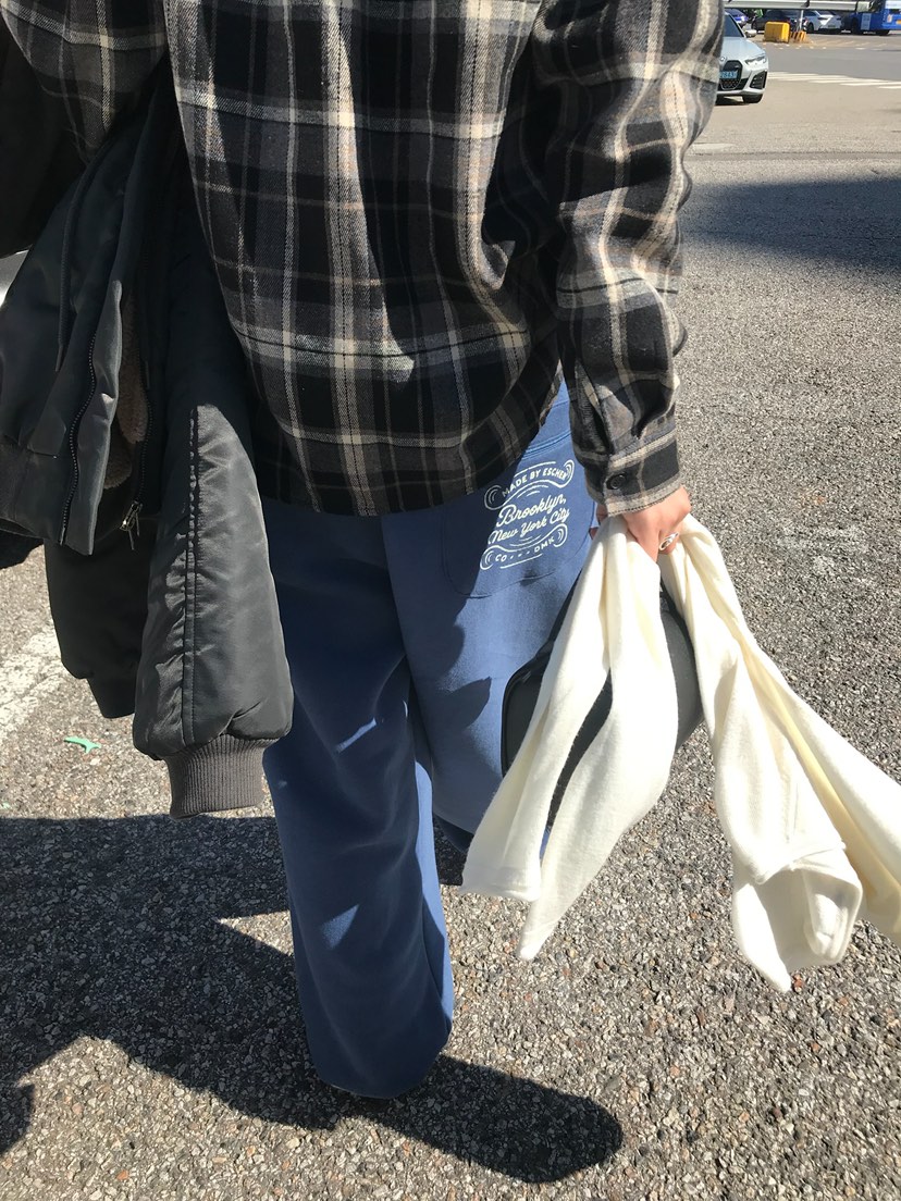 ESCHER東大門直郵女士新品熱賣職業真品時尚休閑休閑褲加絨ESCHER休閑褲
