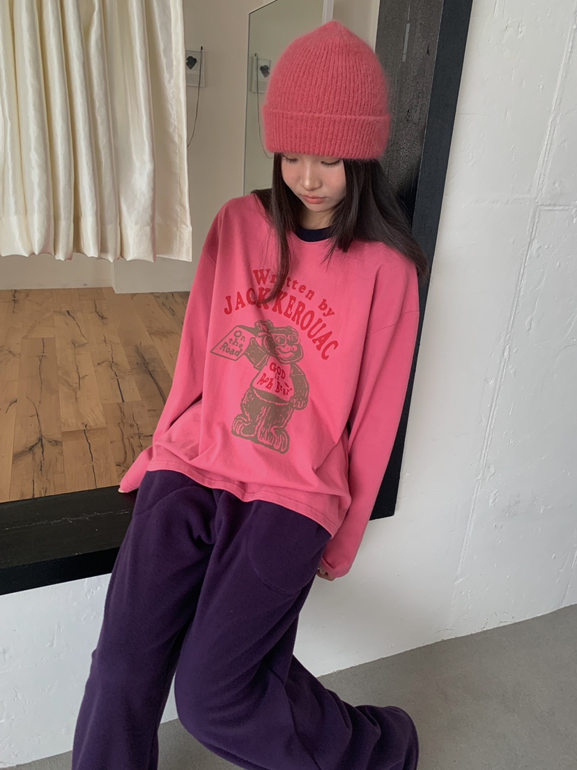 CAMEL-P東大門直郵女裝新品時尚長袖T恤泰迪熊Came_l 家長袖T恤