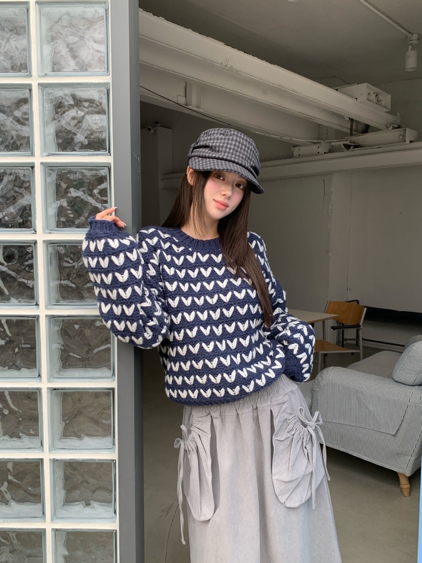 MAISONDEGLORY東大門代購女裝新款人氣時尚休閑熱賣針織衫Maison de glory針織衫