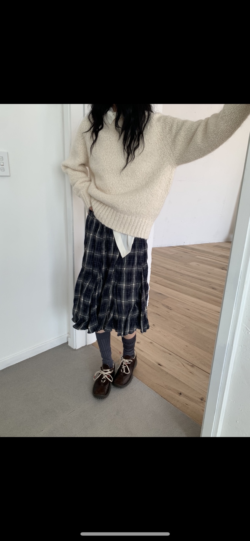VAARA東大門代購女士新品時尚休閑真品人氣半身裙中短裙皺紋VAARA半身裙/中短裙