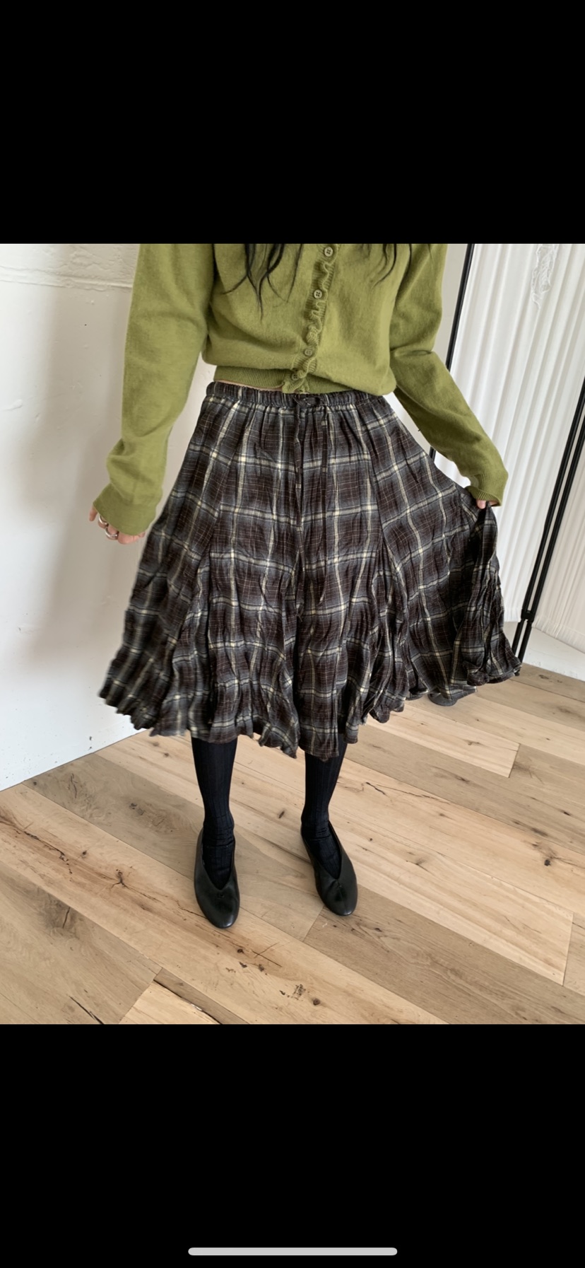 VAARA東大門代購女士新品時尚休閑真品人氣半身裙中短裙皺紋VAARA半身裙/中短裙