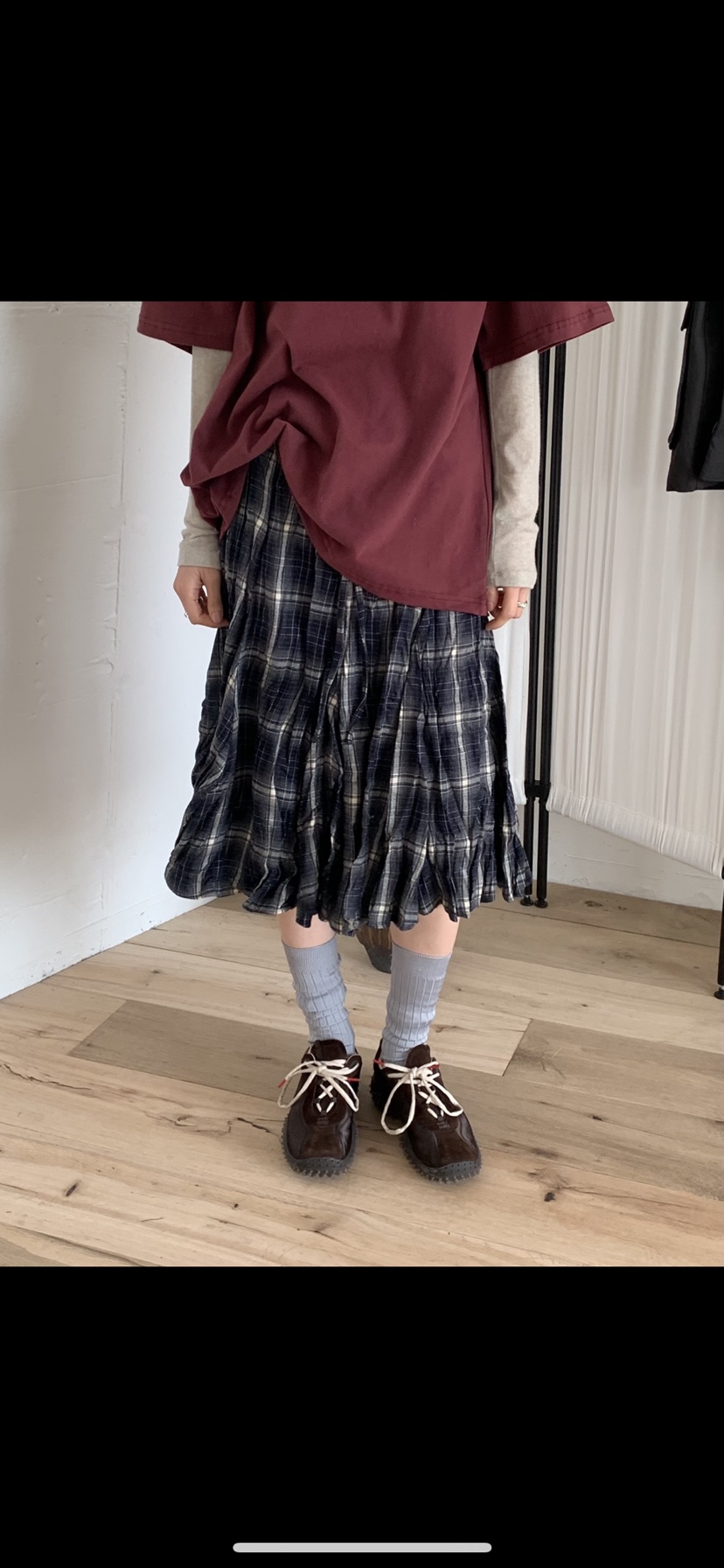 VAARA東大門代購女士新品時尚休閑真品人氣半身裙中短裙皺紋VAARA半身裙/中短裙