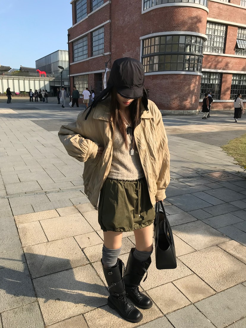 ESCHER東大門實拍女裝新品推薦休閑真品熱賣時尚人氣裙褲ESCHER裙褲