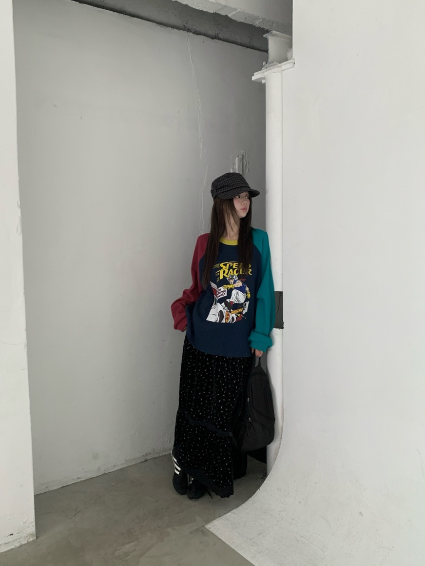 MAISONDEGLORY東大門代購女士新款熱賣人氣休閑時尚長袖T恤Maison de glory長袖T恤