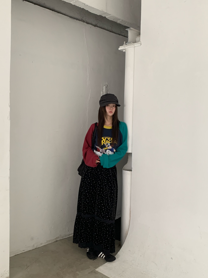 MAISONDEGLORY東大門代購女士新款熱賣人氣休閑時尚長袖T恤Maison de glory長袖T恤