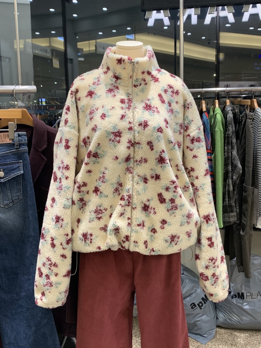 VAARA韓國直郵女士新品時尚休閑真品推薦人氣熱賣夾克花朵VAARA夾克圖色1