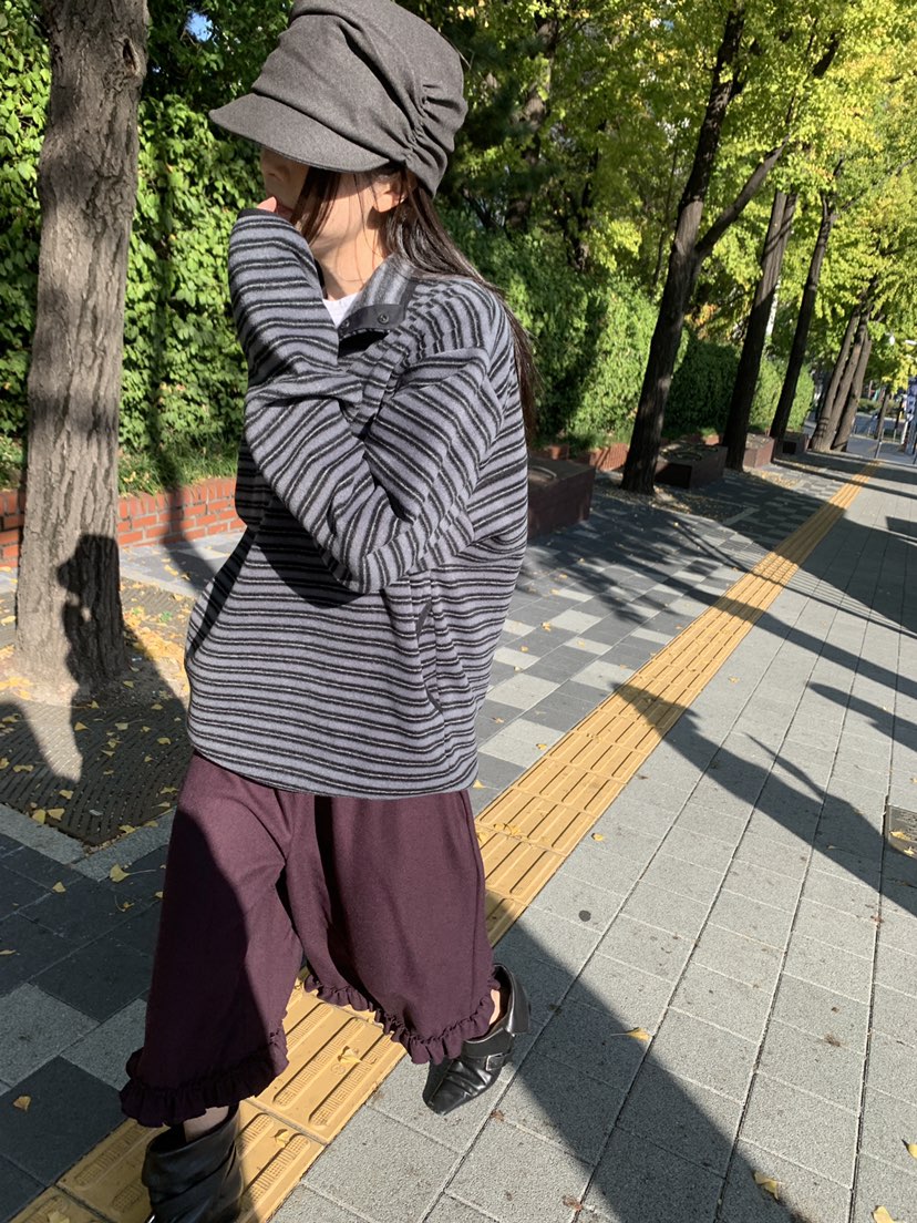 VAARA東大門代購女裝新款人氣真品職業休閑熱賣推薦衛衣條紋VAARA衛衣