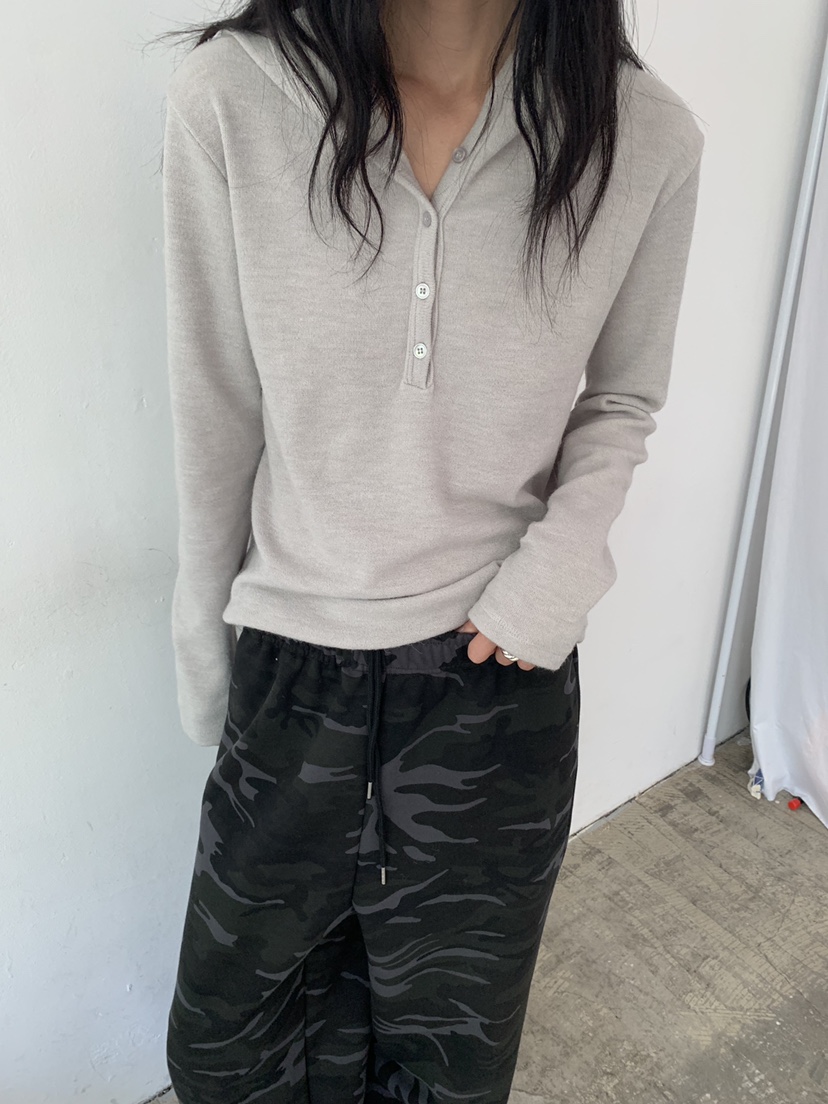 VAARA韓國直郵女士新款熱賣人氣真品休閑推薦長袖T恤連帽衫VAARA長袖T恤