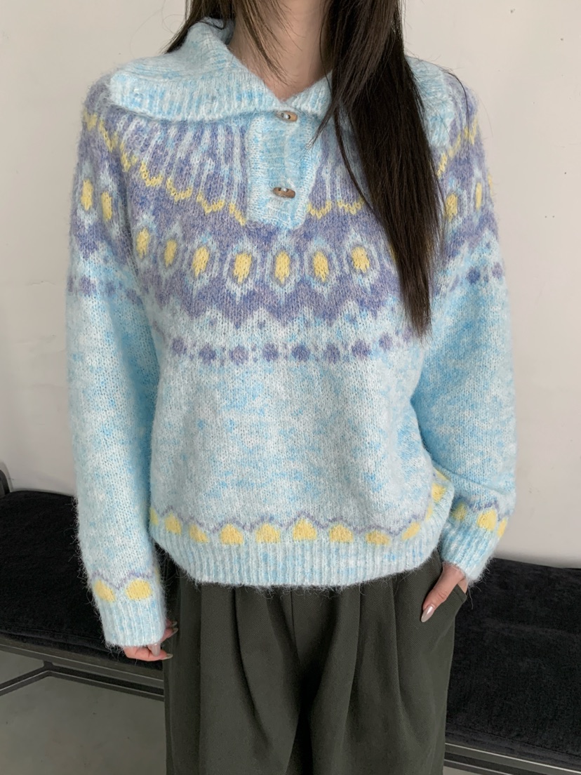 MAISONDEGLORY東大門代購女士新款推薦針織衫羊毛針織北歐Maison de glory針織衫