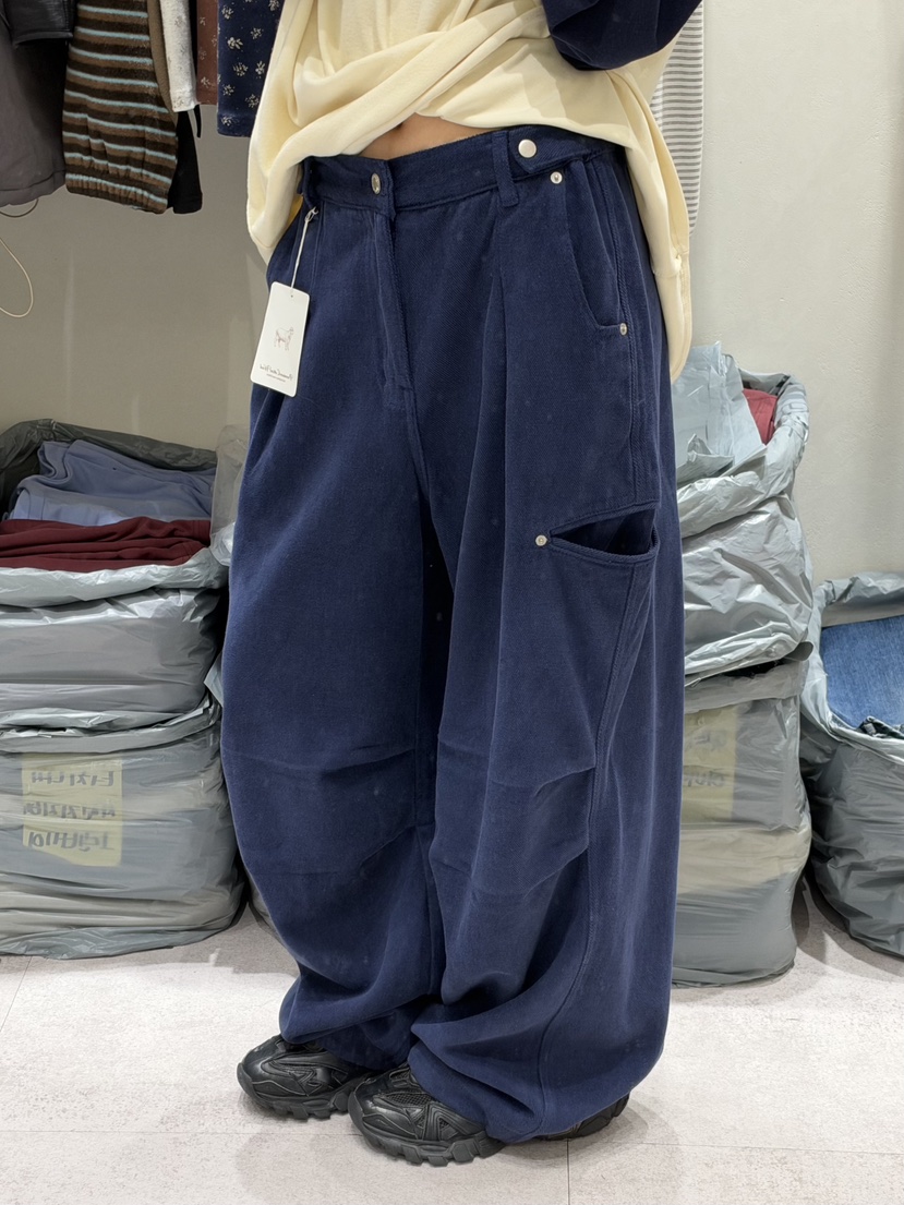 SHIRRING韓國直郵女裝新品時尚真品熱賣推薦休閑褲加絨磨毛SHIRRING休閑褲