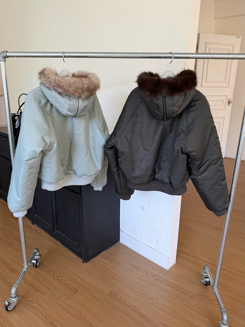ESCHER東大門實拍女裝新款時尚職業人氣真品休閑短款棉服ESCHER短款棉服