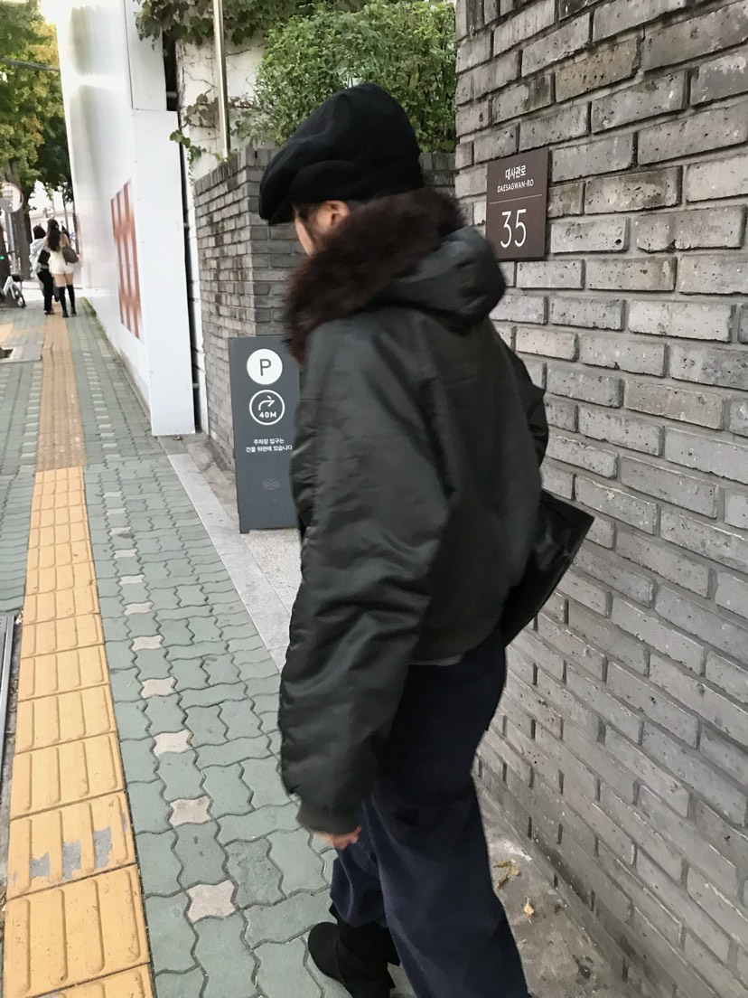 ESCHER東大門實拍女裝新款時尚職業人氣真品休閑短款棉服ESCHER短款棉服