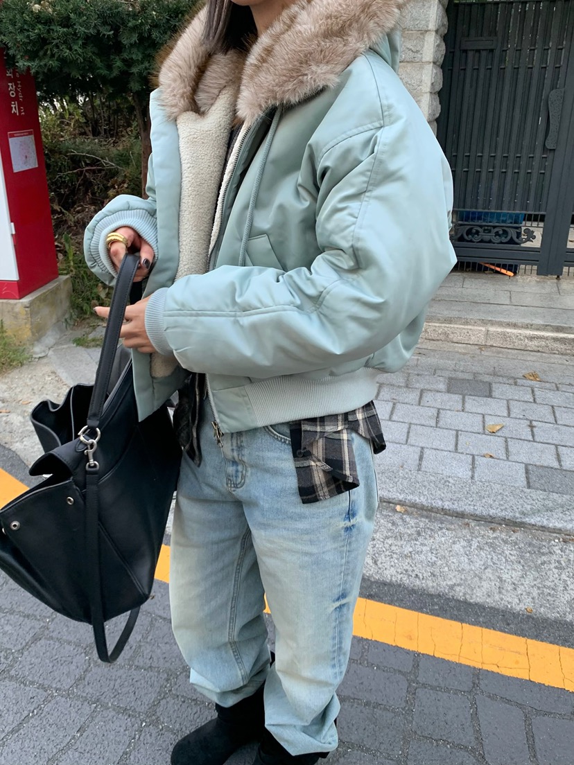 ESCHER東大門實拍女裝新款時尚職業人氣真品休閑短款棉服ESCHER短款棉服