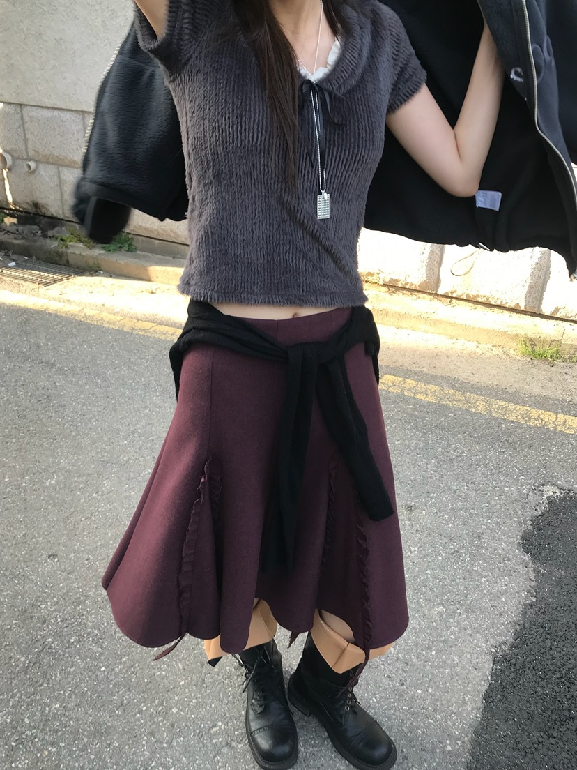 ESCHER東大門代購女裝新款真品人氣熱賣休閑半身裙中短裙ESCHER半身裙/中短裙