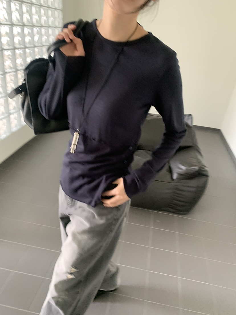 TRUE韓國代購女裝新款真品職業休閑時尚熱賣推薦人氣長袖T恤TRUE長袖T恤