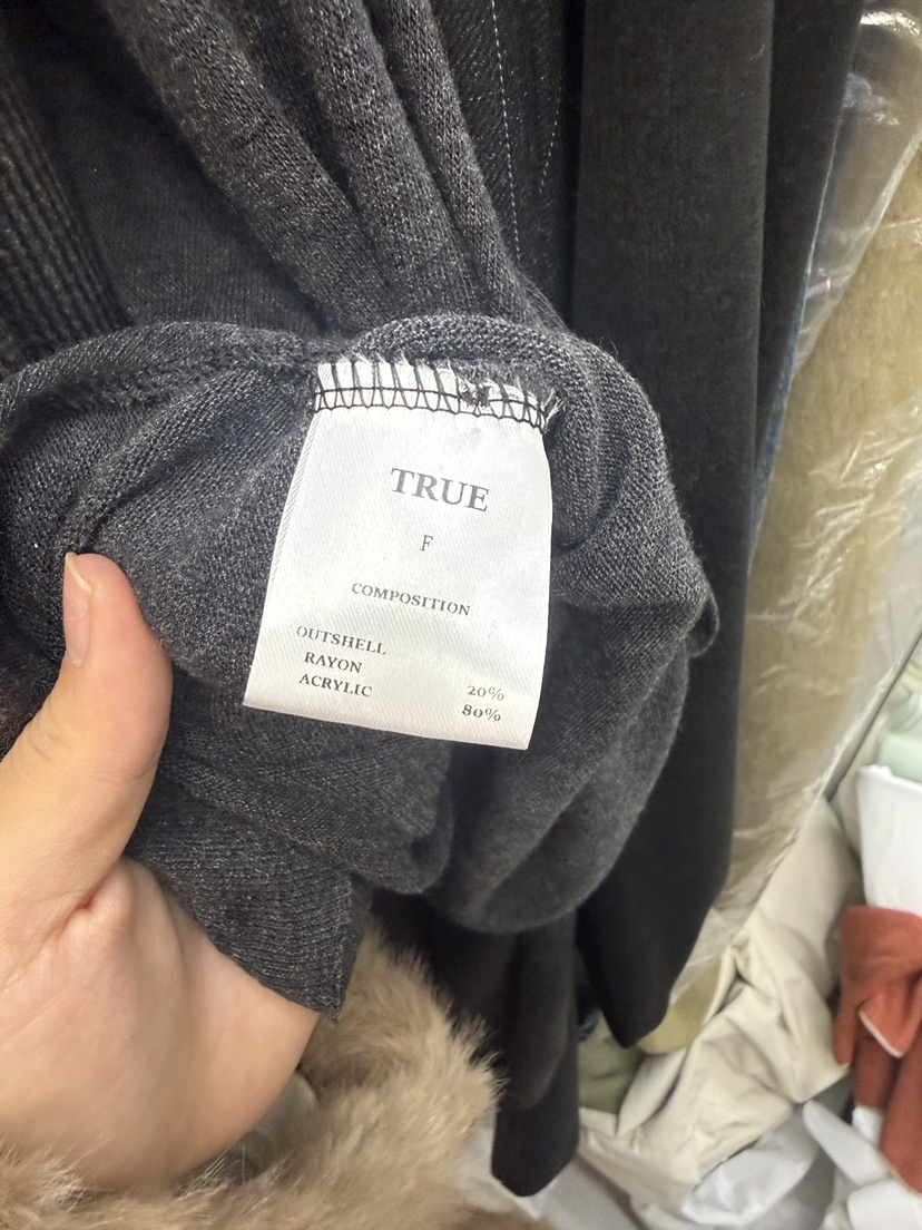 TRUE韓國代購女裝新款真品職業休閑時尚熱賣推薦人氣長袖T恤TRUE長袖T恤