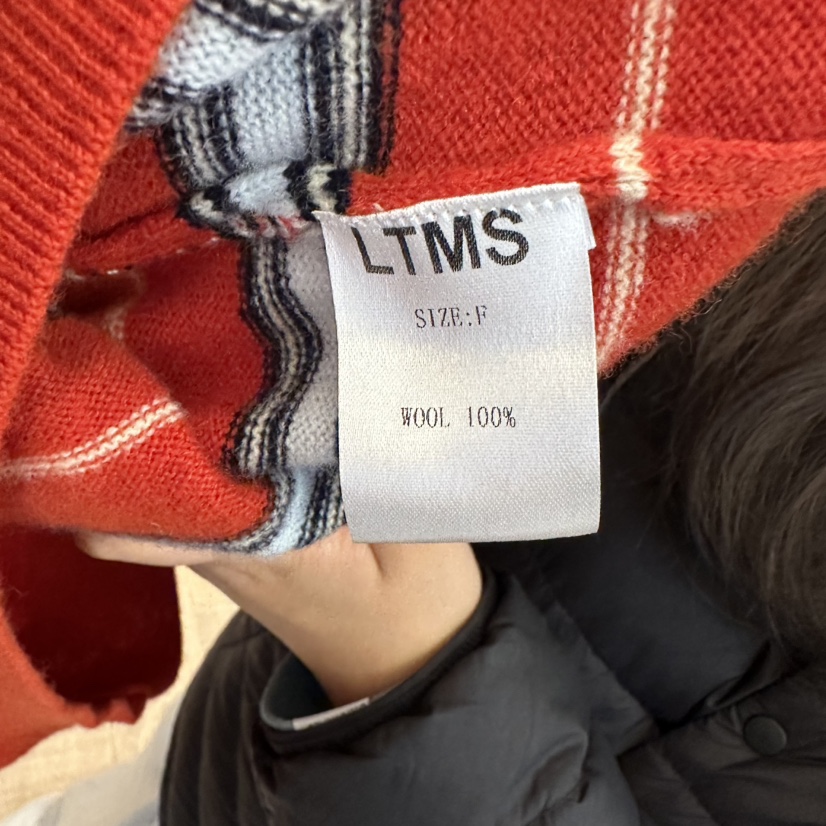LTMS韓國直郵女士新款人氣時尚熱賣推薦休閑真品針織衫條紋LTMS針織衫