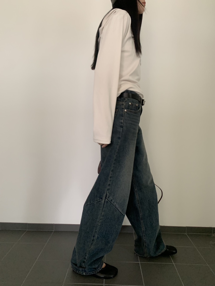 TRUE韓國直郵女裝新款推薦休閑人氣熱賣真品時尚牛仔褲TRUE牛仔褲