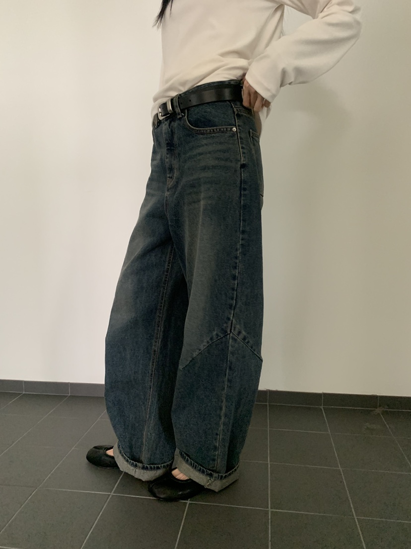 TRUE韓國直郵女裝新款推薦休閑人氣熱賣真品時尚牛仔褲TRUE牛仔褲