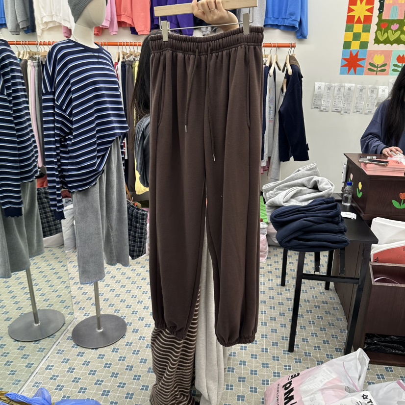 TOLL東大門代購女裝新款休閑真品熱賣推薦時尚休閑褲加絨TOLL休閑褲圖色4