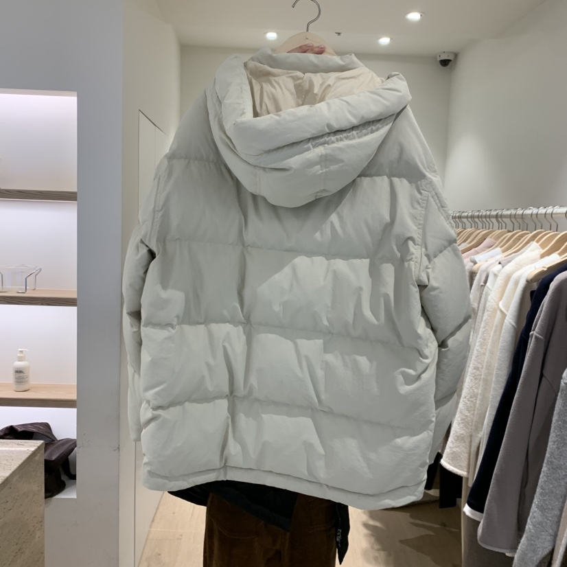 LIFFEY韓國直郵女裝新品休閑短款羽絨服帽子可拆卸羽絨服連帽鴨絨LIFFEY短款羽絨服