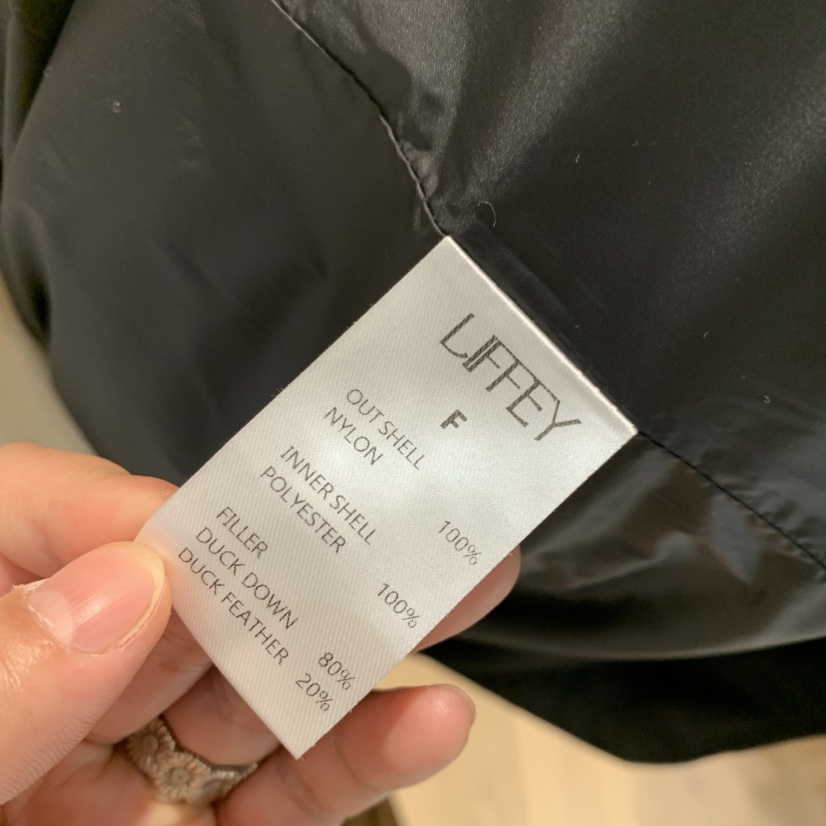 LIFFEY韓國直郵女裝新品休閑短款羽絨服帽子可拆卸羽絨服連帽鴨絨LIFFEY短款羽絨服