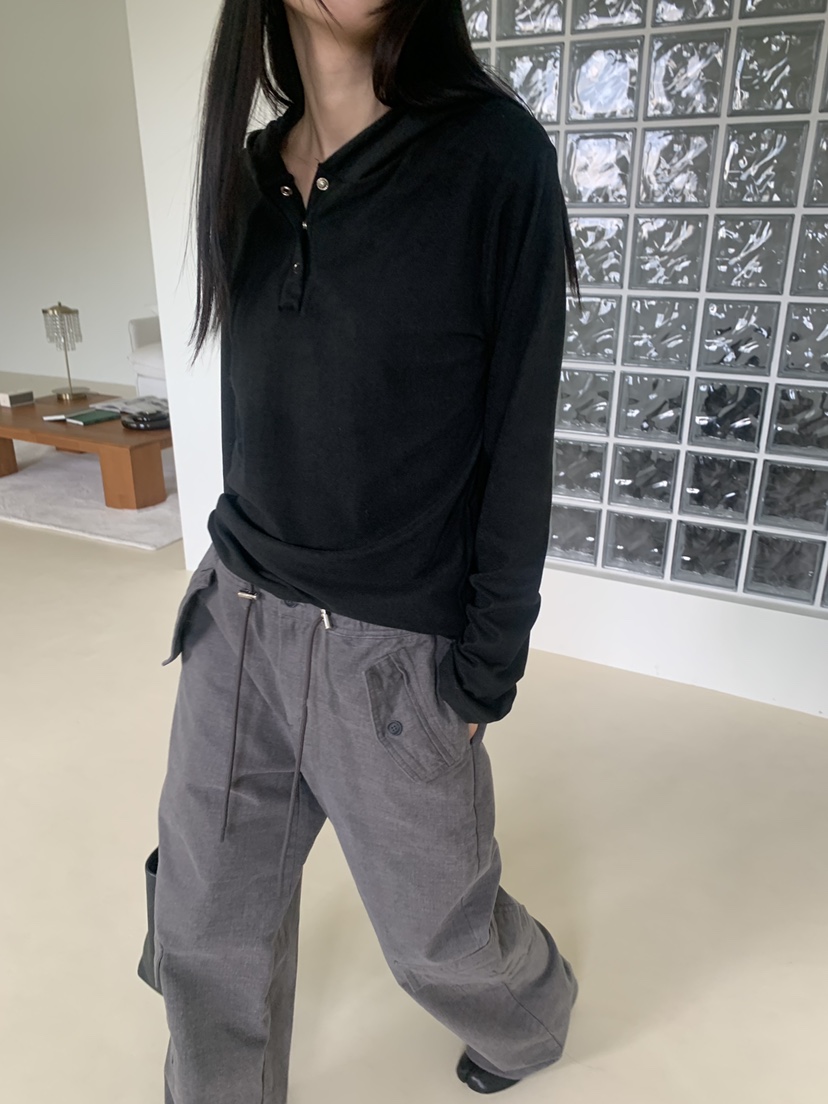 TRUE東大門實拍女士新品熱賣時尚推薦真品休閑長袖T恤連帽衫TRUE長袖T恤