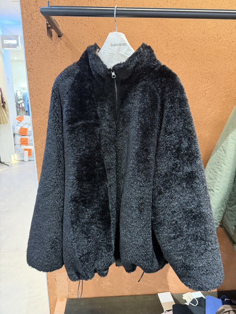 SOPHISTICATE韓國直郵女士新款人氣時尚短款棉服兩面穿雙面SOPHISTICATE短款棉服圖色2黑色