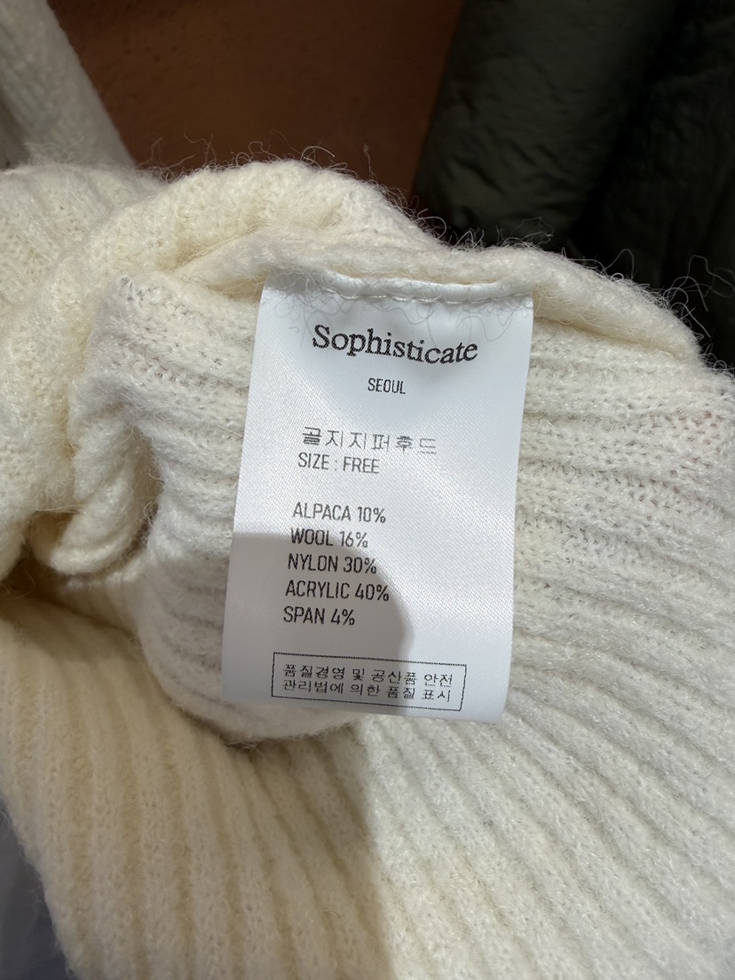 SOPHISTICATE東大門實拍女士新品人氣休閑時尚推薦毛衣羅紋SOPHISTICATE毛衣