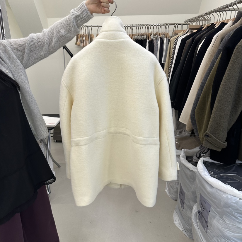 OREE韓國直郵女士新品休閑推薦真品人氣時尚熱賣短款大衣Oree短款大衣