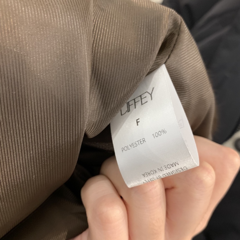 LIFFEY東大門代購女裝新款推薦熱賣時尚休閑短款大衣貂皮LIFFEY短款大衣