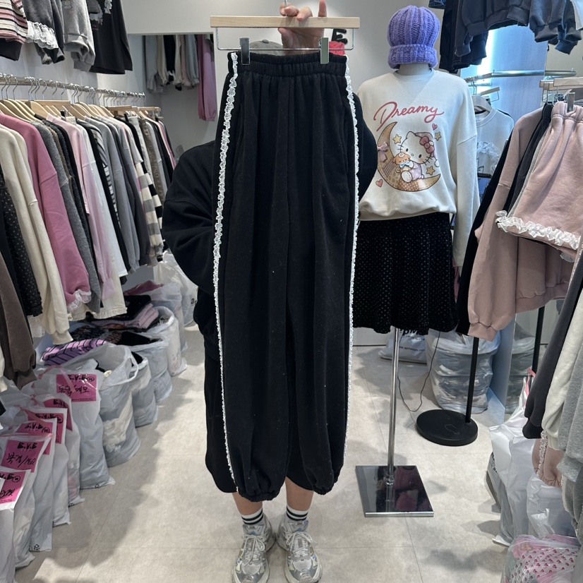 EVE韓國代購女士新款休閑時尚熱賣職業人氣真品休閑褲加絨EVE休閑褲圖色4