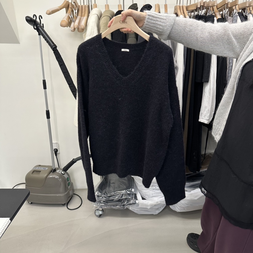 OREE韓國代購女士新款推薦職業人氣真品時尚休閑熱賣毛衣Oree毛衣圖色4