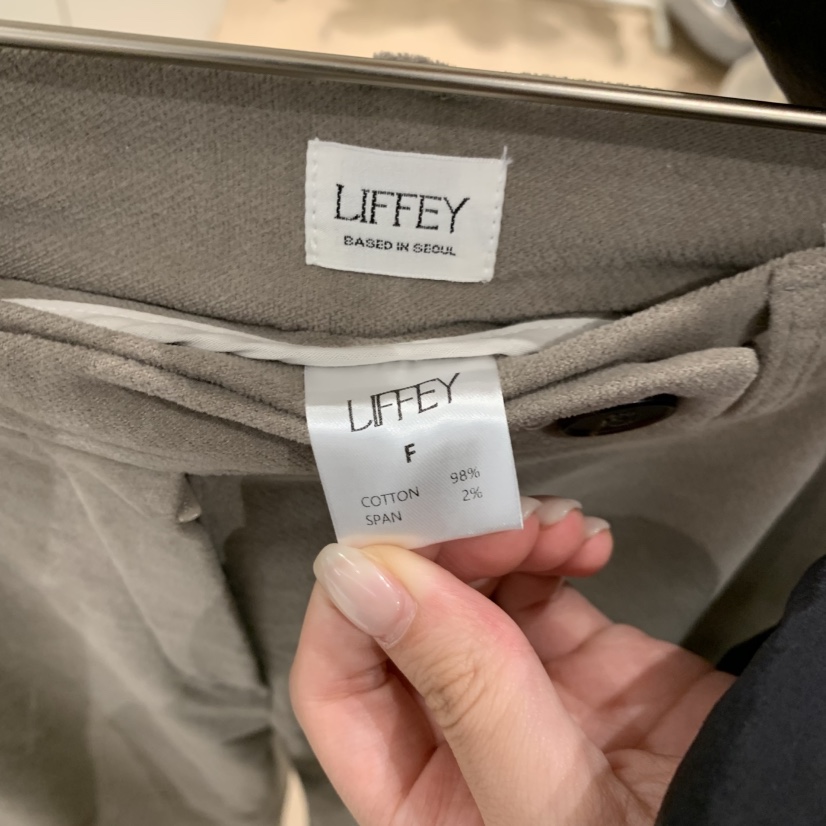 LIFFEY韓國代購女士新款熱賣休閑時尚人氣推薦真品休閑褲LIFFEY休閑褲