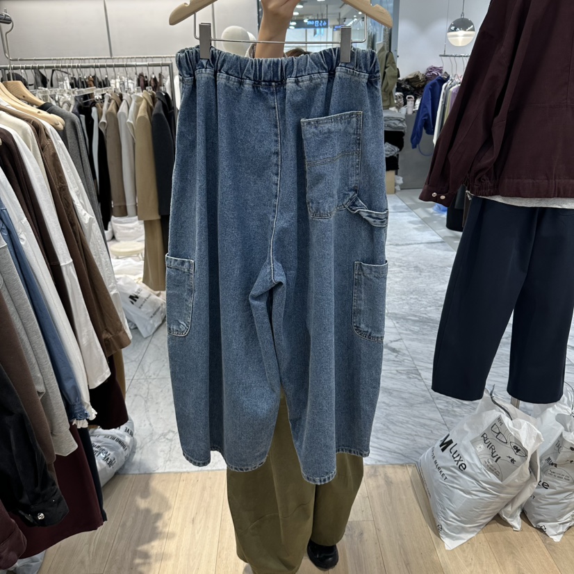 REVE-L東大門代購女士新款真品人氣時尚熱賣休閑職業牛仔褲REVE-L牛仔褲