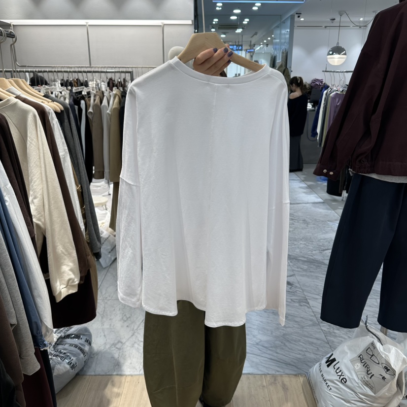 REVE-L韓國直郵女裝新品推薦休閑熱賣時尚人氣真品長袖T恤REVE-L長袖T恤