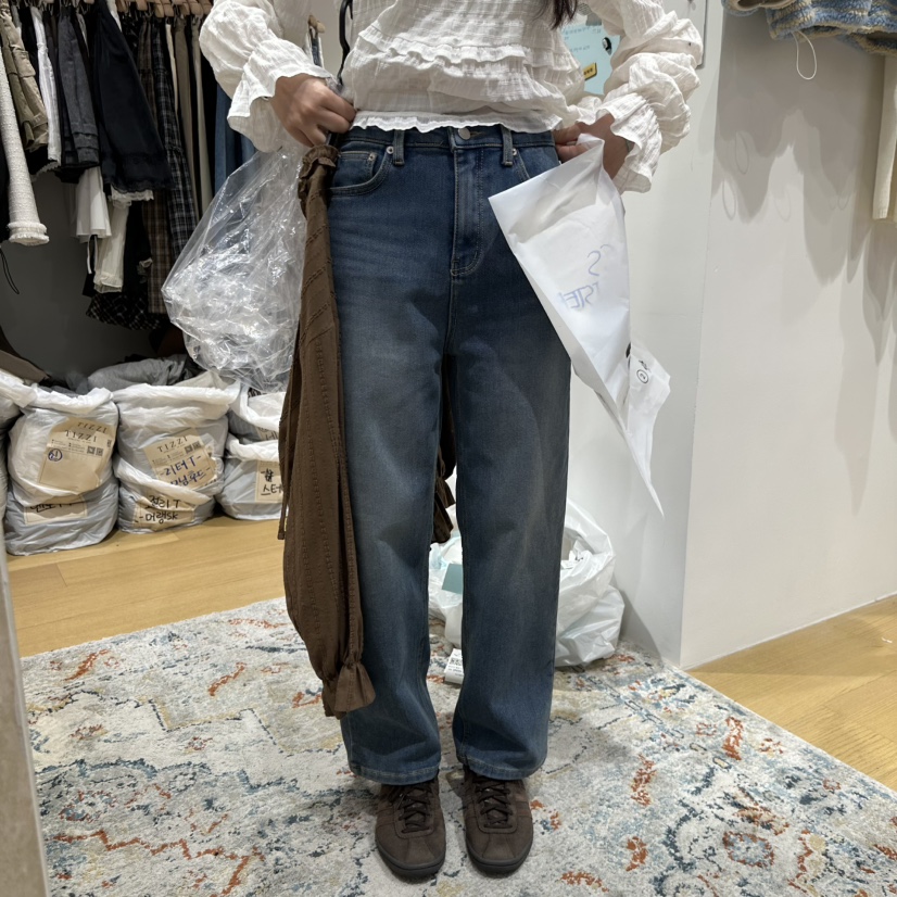 TIZZI東大門直郵女裝新品推薦職業真品休閑時尚牛仔褲氨綸TIZZI牛仔褲圖色1