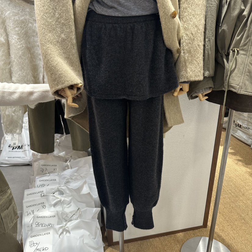 GARDEN LAYER韓國代購女裝新款推薦職業熱賣人氣裙褲針織裙GARDEN LAYER裙褲圖色2