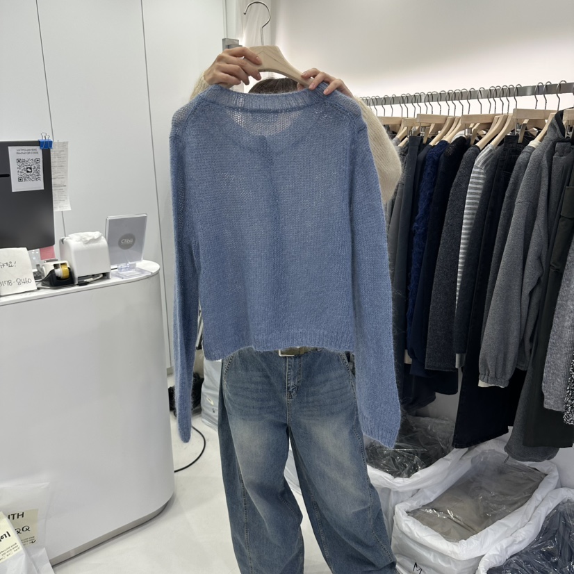 LUTH韓國直郵女士新品真品推薦熱賣時尚人氣休閑開衫羊駝LUTH開衫