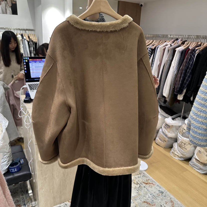 TIZZI韓國直郵女裝新款休閑熱賣真品時尚推薦人氣夾克兩面穿TIZZI夾克