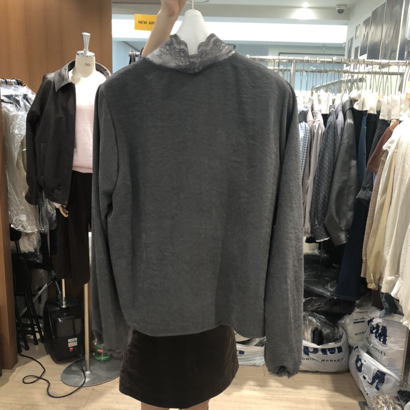 FLAT OGI韓國直郵女士新款熱賣人氣時尚職業真品襯衫蕾絲衫FLat OGI襯衫/蕾絲衫