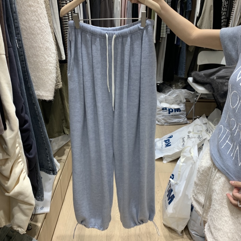 MONROE東大門代購女士新款真品休閑時尚休閑褲闊腿褲蓬松MONROE休閑褲圖色2