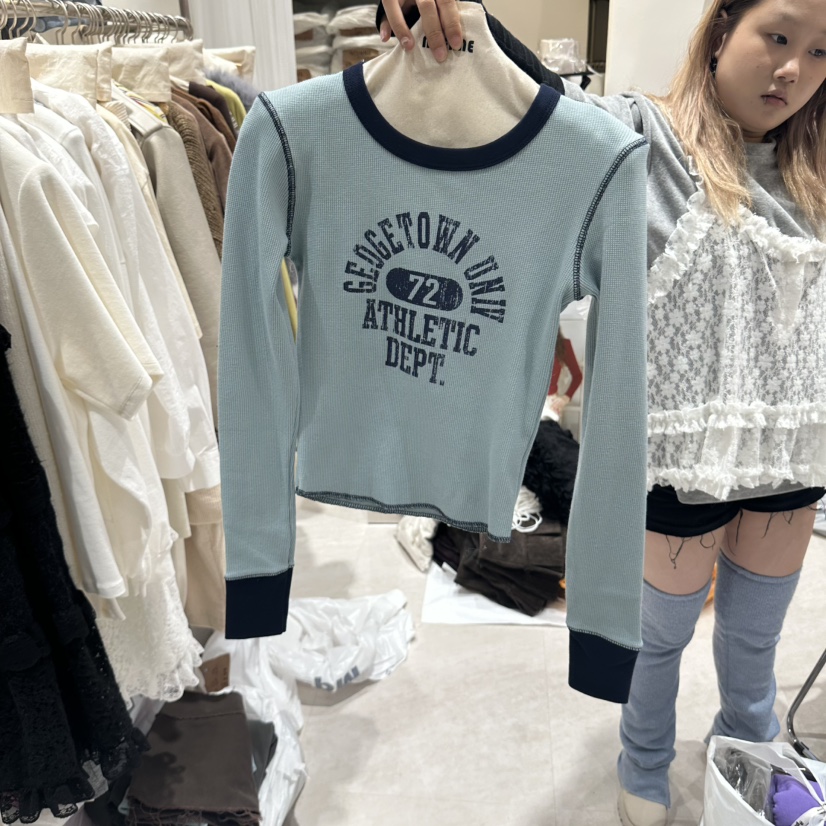 MIENNE韓國代購女士新品職業真品熱賣時尚推薦人氣長袖T恤MIENNE長袖T恤圖色3