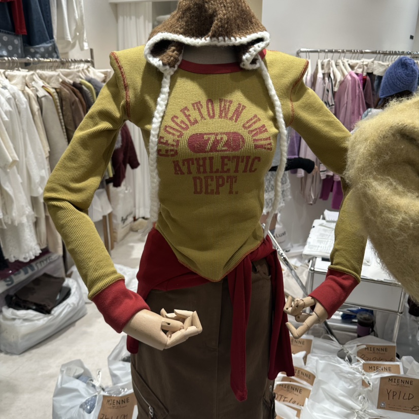 MIENNE韓國代購女士新品職業真品熱賣時尚推薦人氣長袖T恤MIENNE長袖T恤圖色4