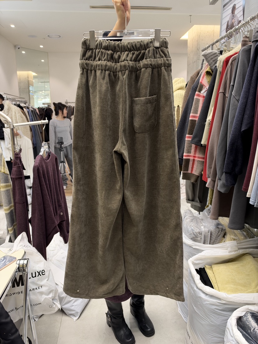 UOOV東大門實拍女士新品人氣真品時尚休閑推薦熱賣休閑褲UOOV休閑褲