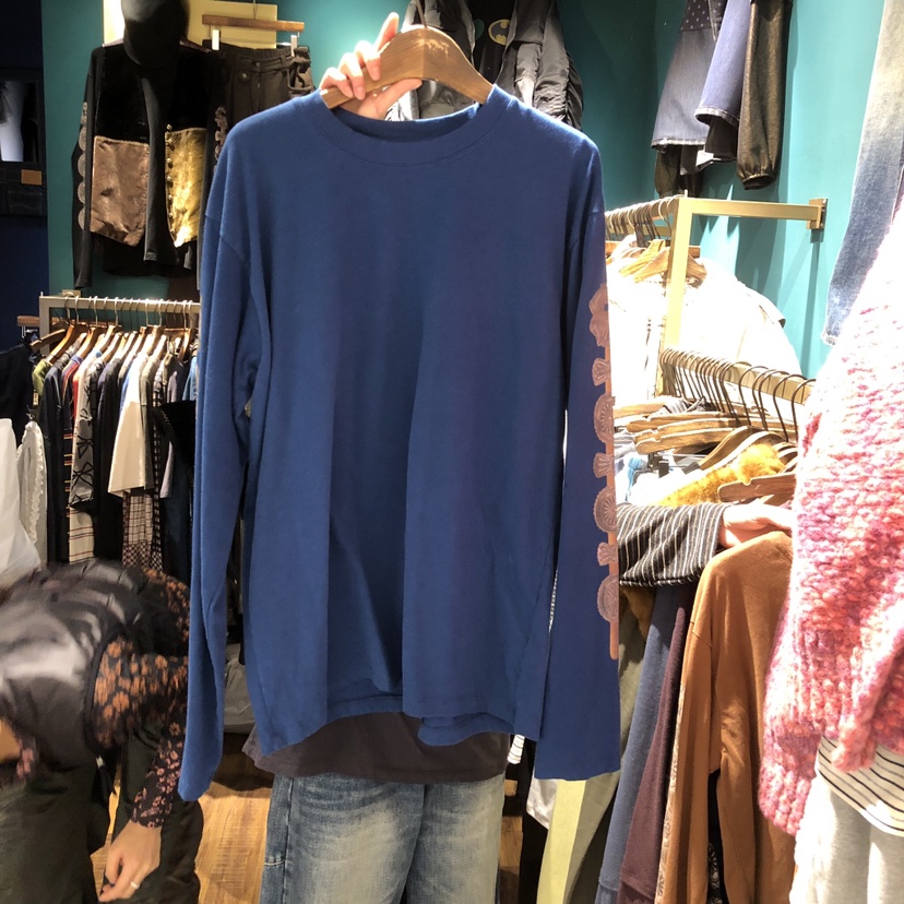 MERCI LINDA東大門直郵女裝新品職業休閑人氣長袖T恤腰帶MERCI LINDA長袖T恤圖色1