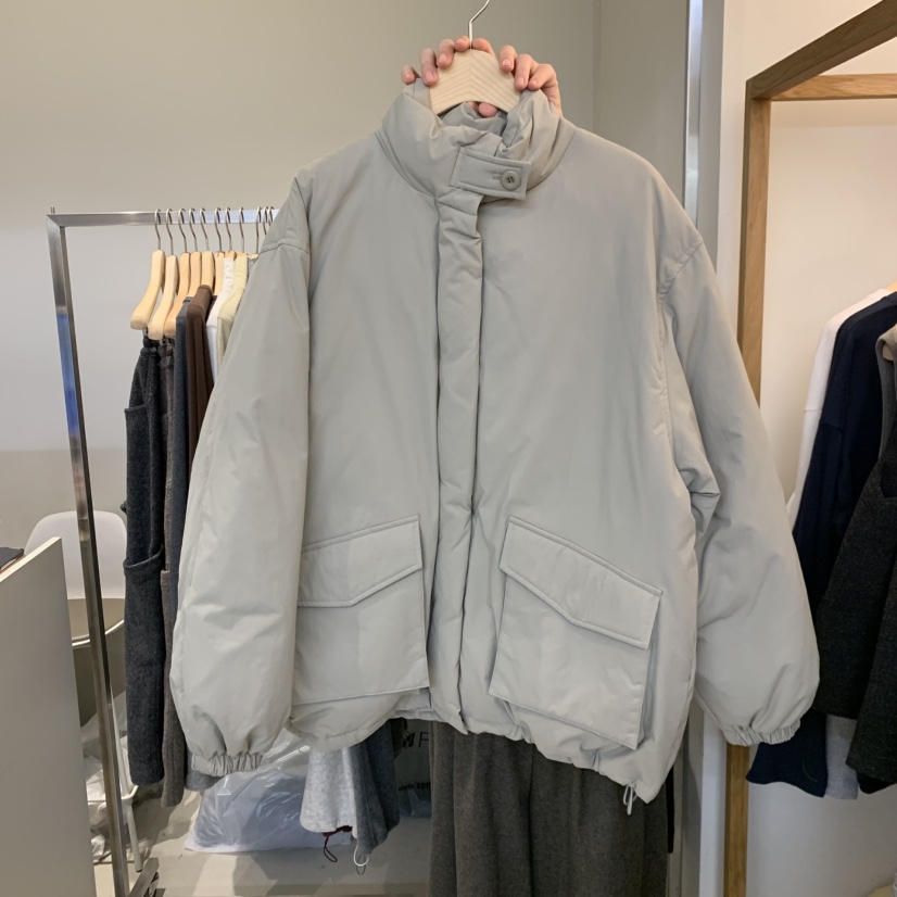 OUTRENE韓國直郵女裝新款職業熱賣短款羽絨服口袋加厚鴨絨OUTRENE短款羽絨服圖色1