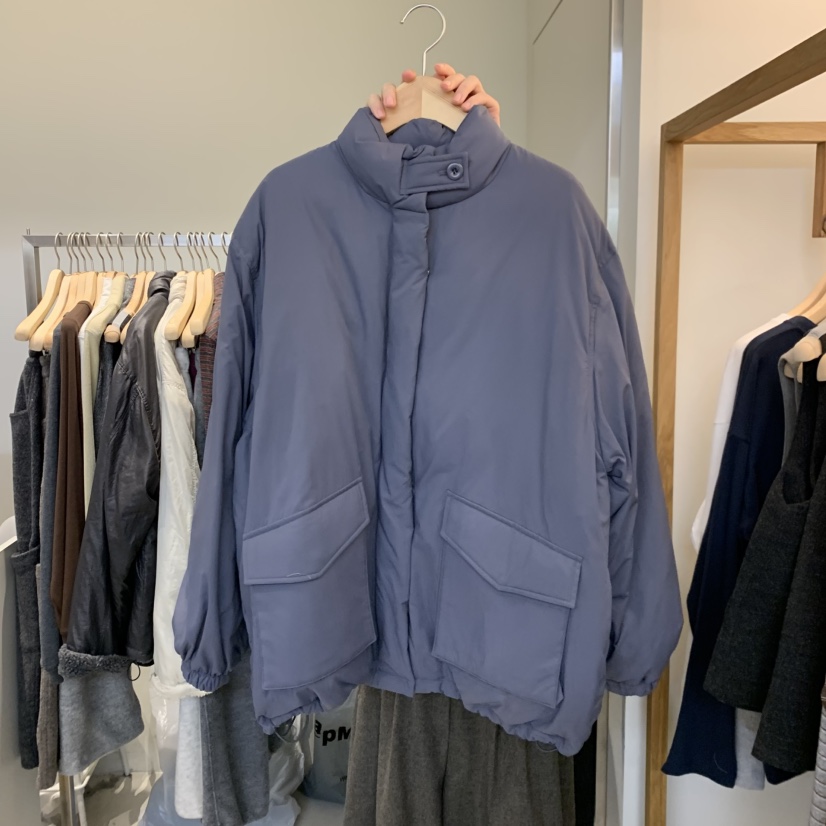 OUTRENE韓國直郵女裝新款職業熱賣短款羽絨服口袋加厚鴨絨OUTRENE短款羽絨服圖色2