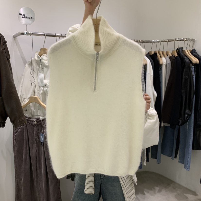 PHILO韓國直郵女裝新品熱賣真品職業休閑時尚吊帶背心羊絨PHILO吊帶/背心圖色1