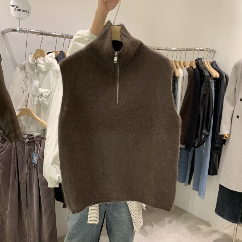 PHILO韓國直郵女裝新品熱賣真品職業休閑時尚吊帶背心羊絨PHILO吊帶/背心圖色2